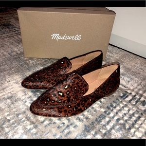 Madewell loafers!✨Beautiful brown color with print